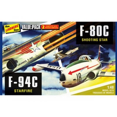 Склеиваемая модель Hawk Lindberg 1/48 2 pack US Korean War Fighte Склеиваемая модель Hawk Lindberg 1/48 2 pack US Korean War Fighte