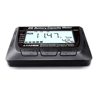 Измеритель емкости Li-Po аккумуляторов 8S G.T.Power