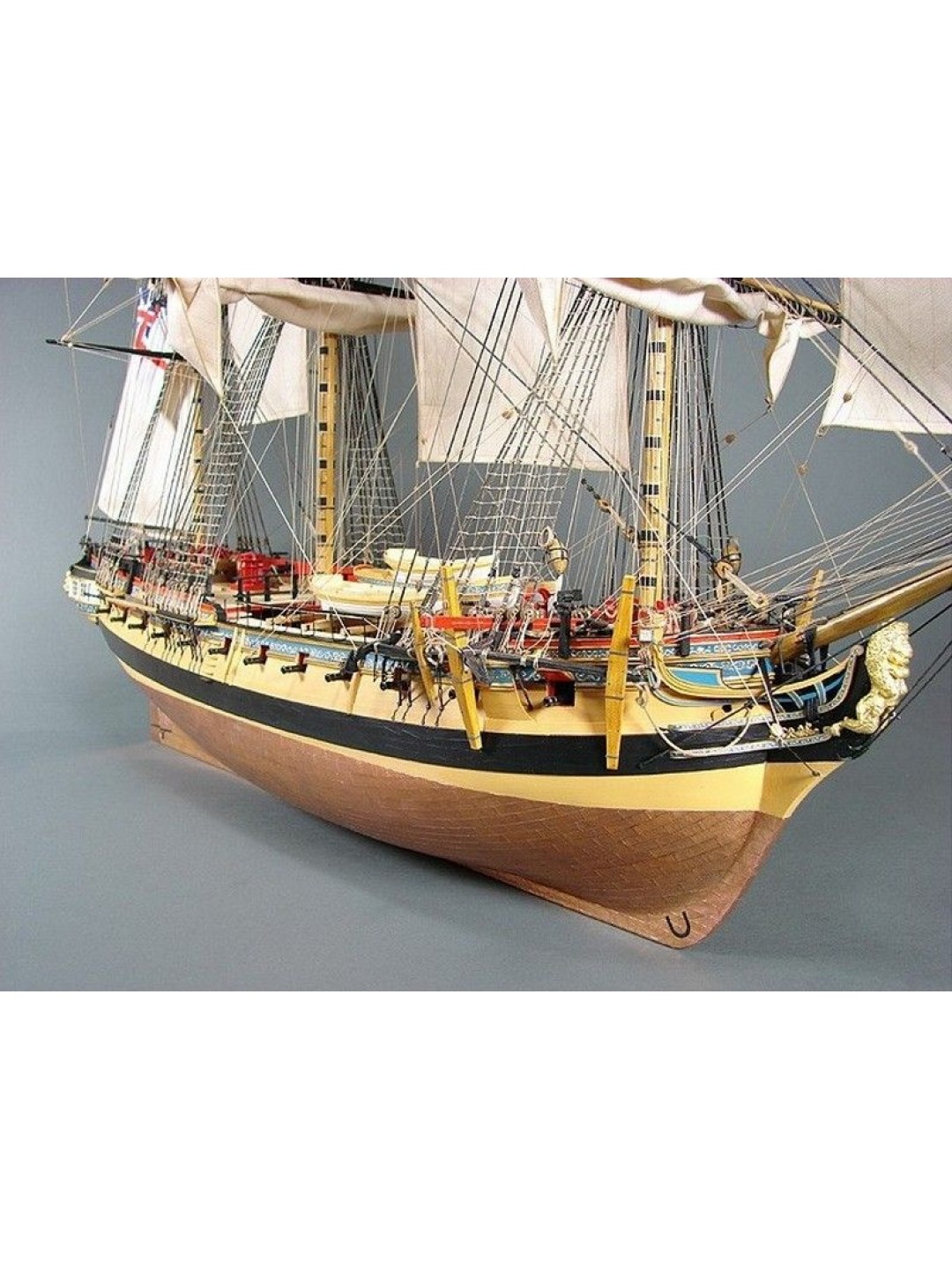 Сборная картонная модель Shipyard фрегат HMS Enterprize (№69), 1/96
