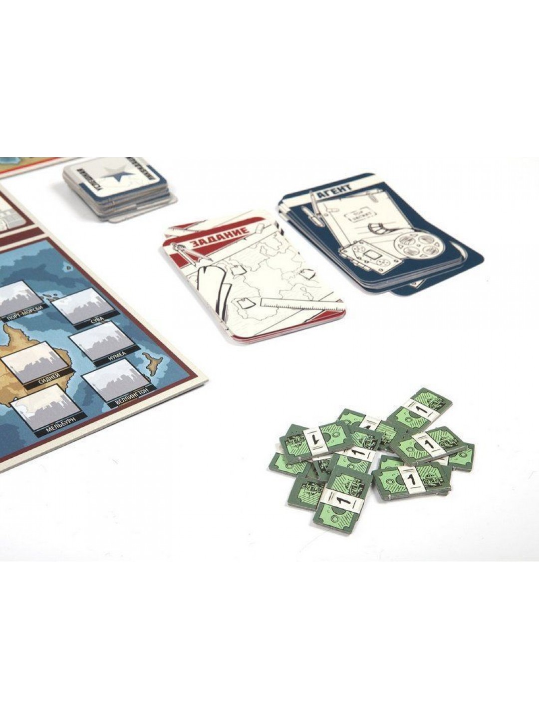 Настольная игра ZVEZDA "Агенты. Щит и меч.", семейная