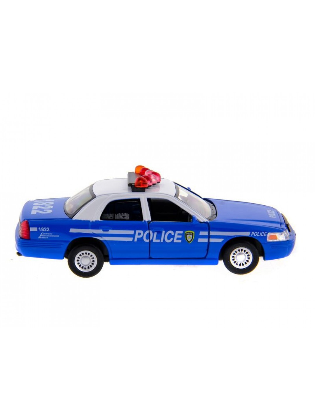 Машина Kinsmart "Ford Crown Victoria" (police) инерция (1/12шт) 1:42 б/к