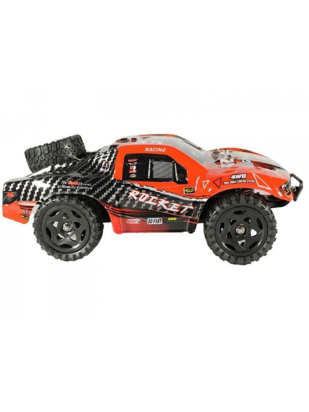 Радиоуправляемый шорт-корс Remo Hobby Rocket V2.0 (красный) 4WD 2.4G 1/16 RTR
