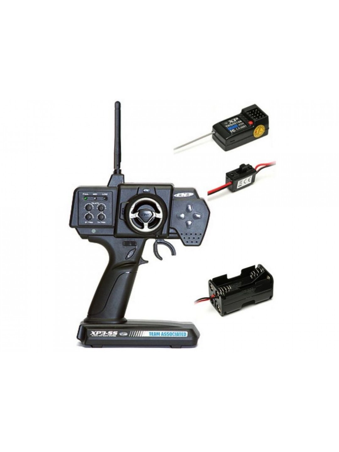 Трехканальный передатчик Remo Hobby 2.4G для монстров, трагги и шорт-корсов