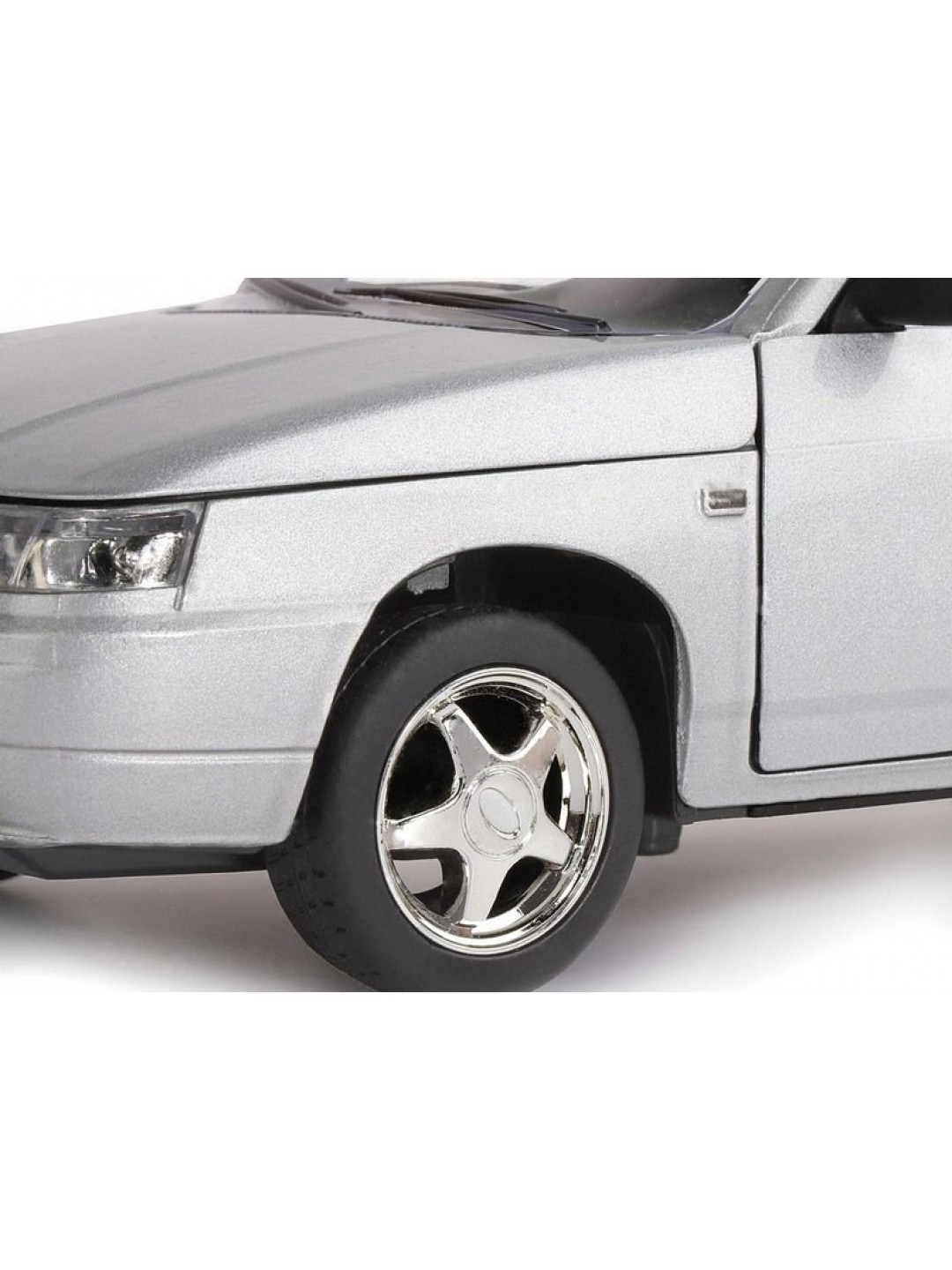 Машина "АВТОПАНОРАМА" ВАЗ 2112, 1/22, серебряный, инерция, в/к 24,5*12,5*10,5 см