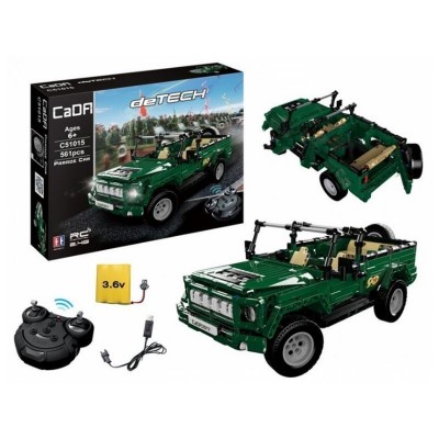 Р/У конструктор CaDA Technic Военный джип (561 деталь)