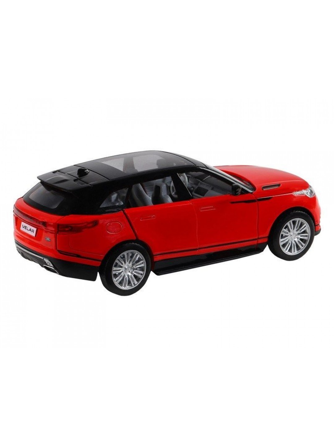 Машина "АВТОПАНОРАМА" Range Rover Velar, красный, 1/32, свет, звук, инерция, в/к 17,5*12,5*6,5