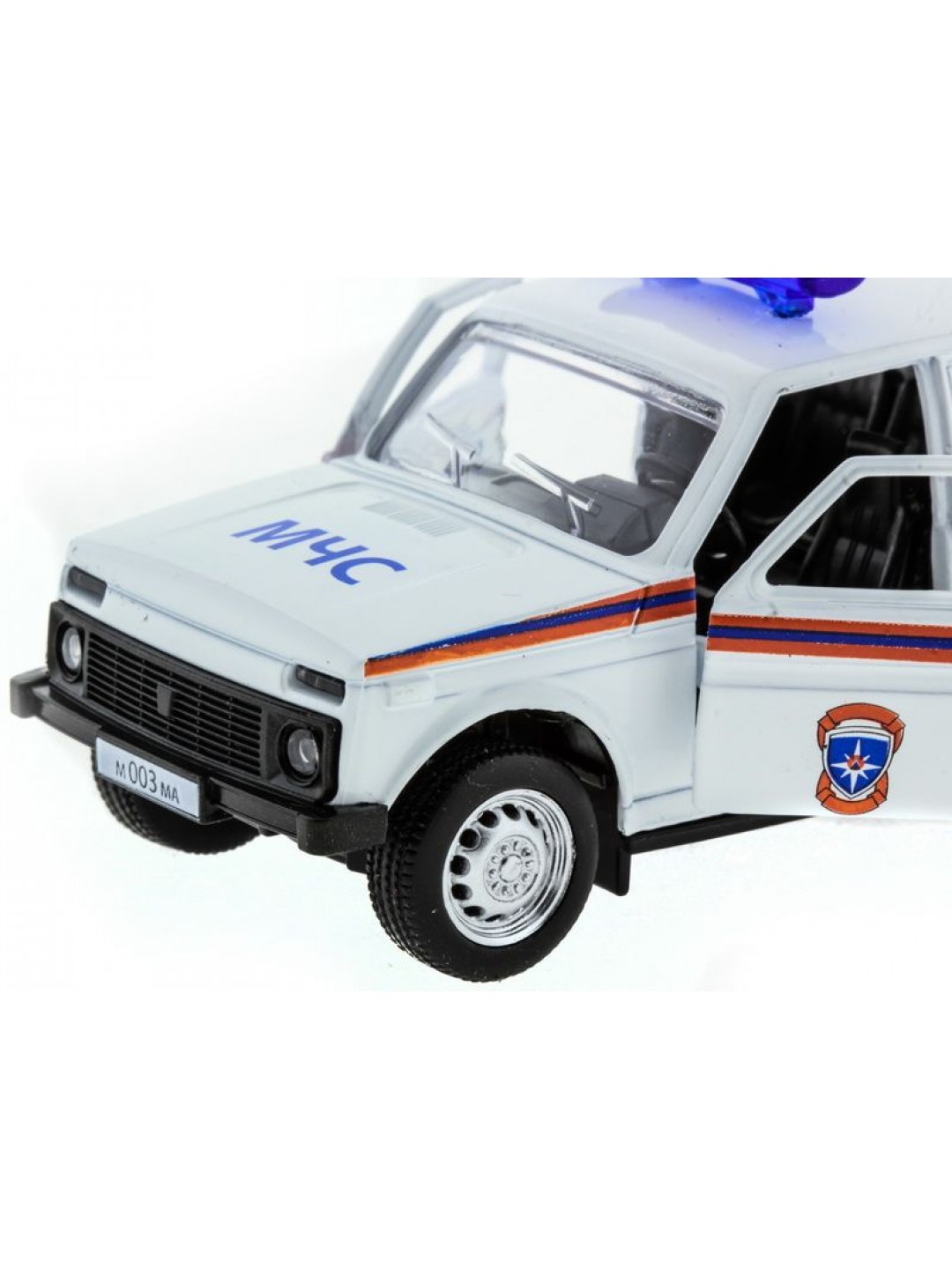 Машина "АВТОПАНОРАМА" инерц. ВАЗ 2121 1/50, в/к 12*7*5,5 см, белая