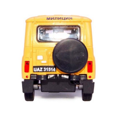 Машина Autotime "UAZ 31514" милиция СССР 1:36