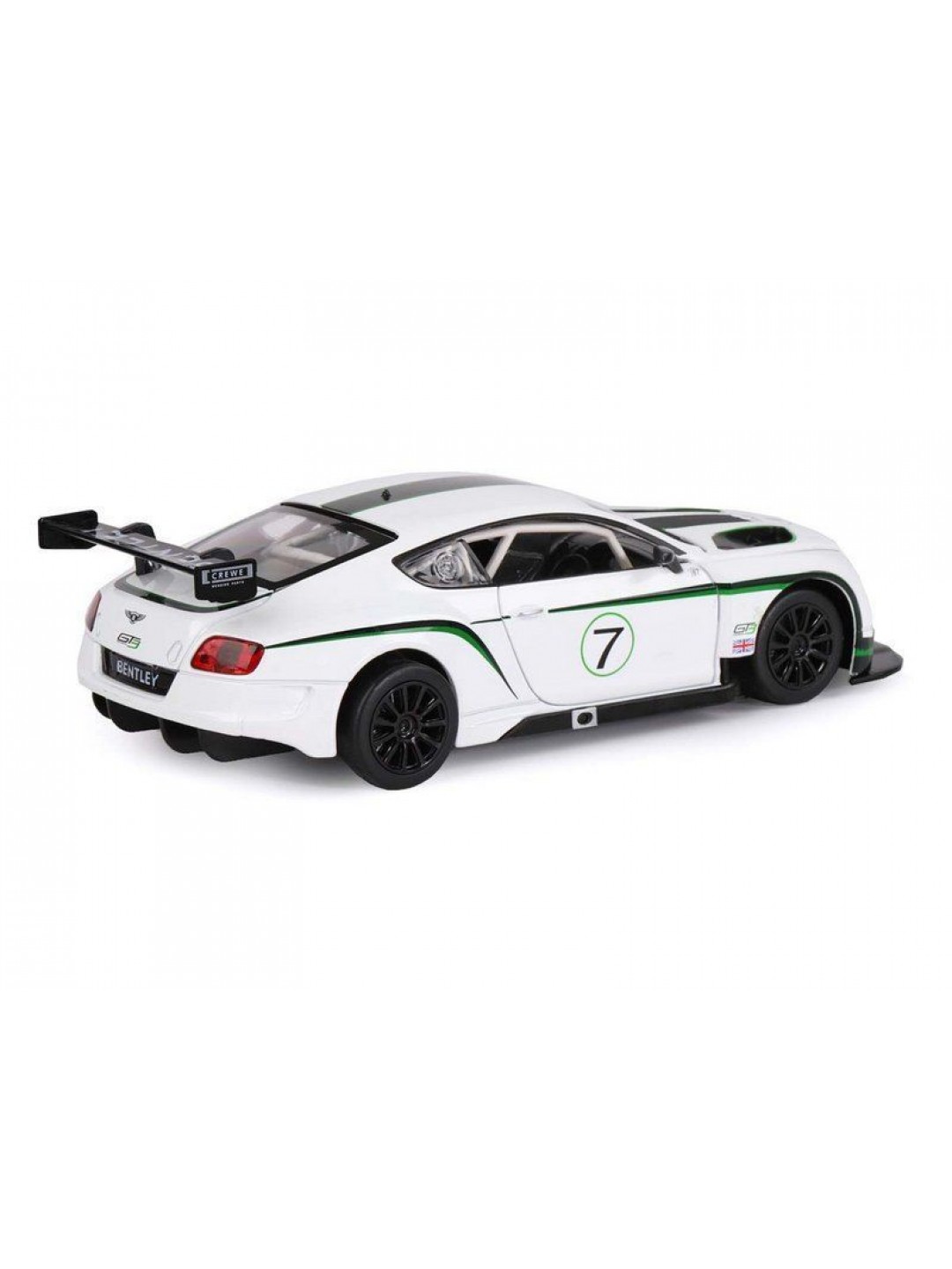 Машина "АВТОПАНОРАМА" Bentley Continental GT3 Concept, белый, 1/24, в/к 24,5*12,5*10,5 см