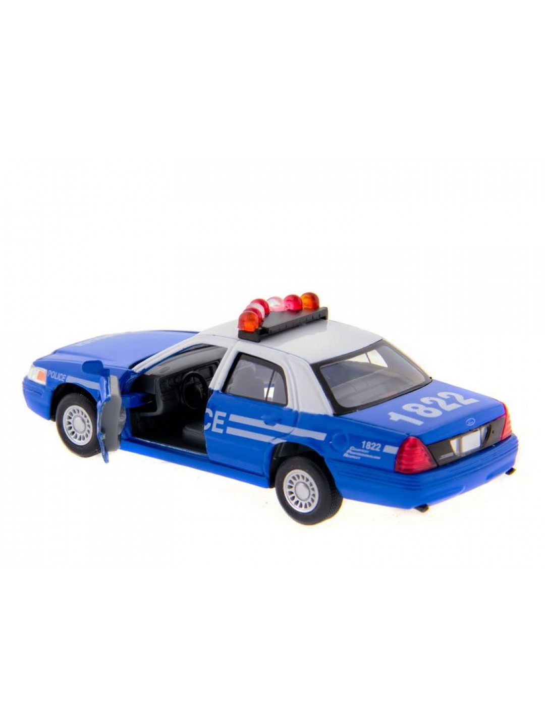 Машина Kinsmart "Ford Crown Victoria" (police) инерция (1/12шт) 1:42 б/к