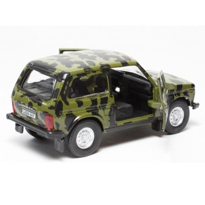 Машина Autotime "LADA 4x4" армейская 1:36