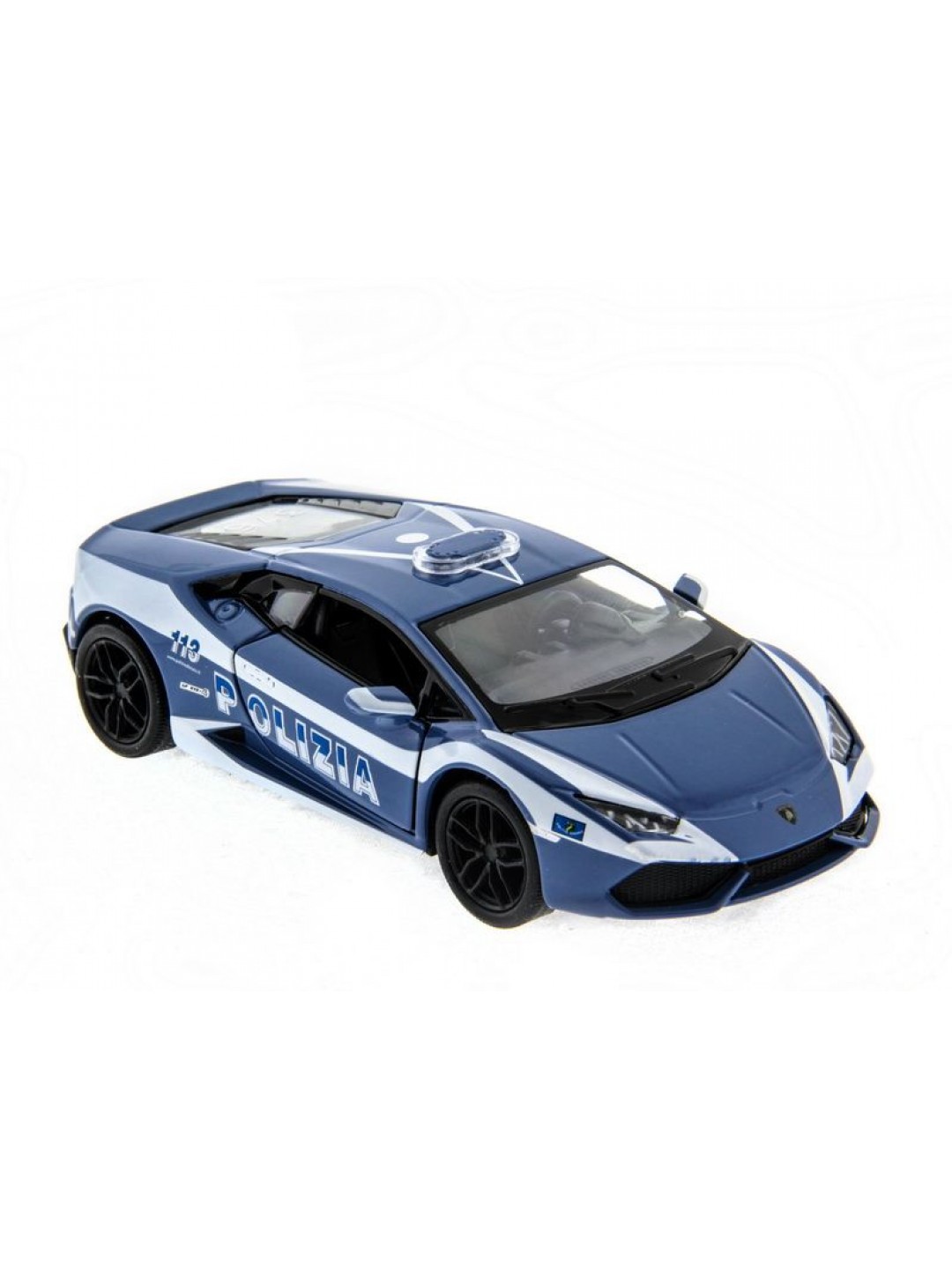 Машина Kinsmart Lamborghini Huracan (Police) инерция (1/12шт.) 1:36 б/к