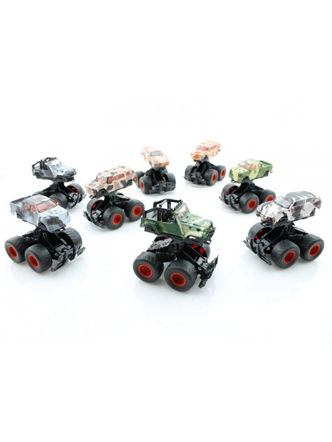 Машина инерционная KLX500-114 Raptor SUV Military 4WD (в асс., 8 шт./кор.)