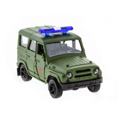 Машина "АВТОПАНОРАМА" инерц. УАЗ (армия) 1/50, в/к 12*7*5,5 см