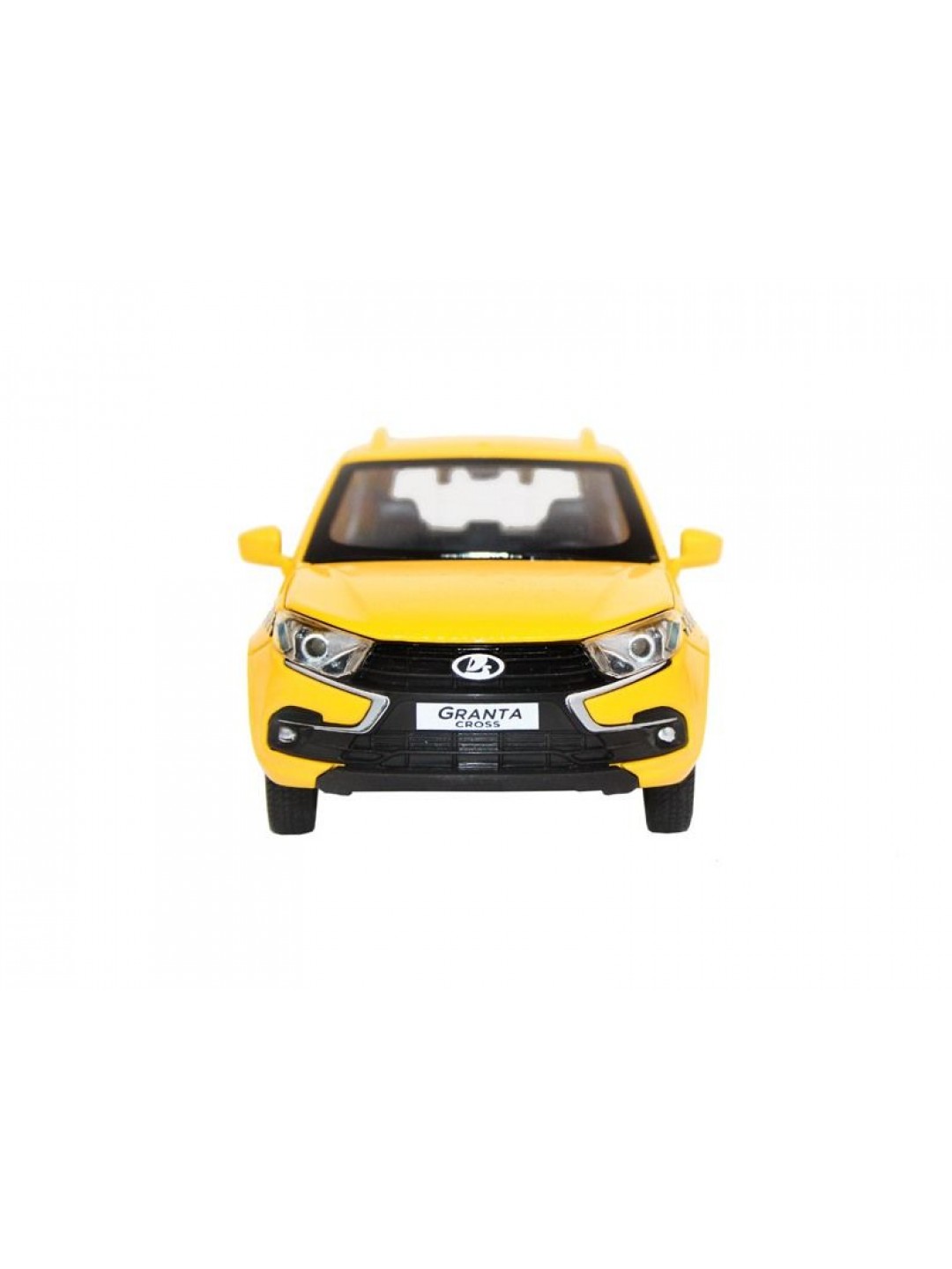 Машина "АВТОПАНОРАМА" LADA GRANTA CROSS "ТАКСИ", желтый, 1/24, свет, звук, в/к 24,5*12,5*10,5 см