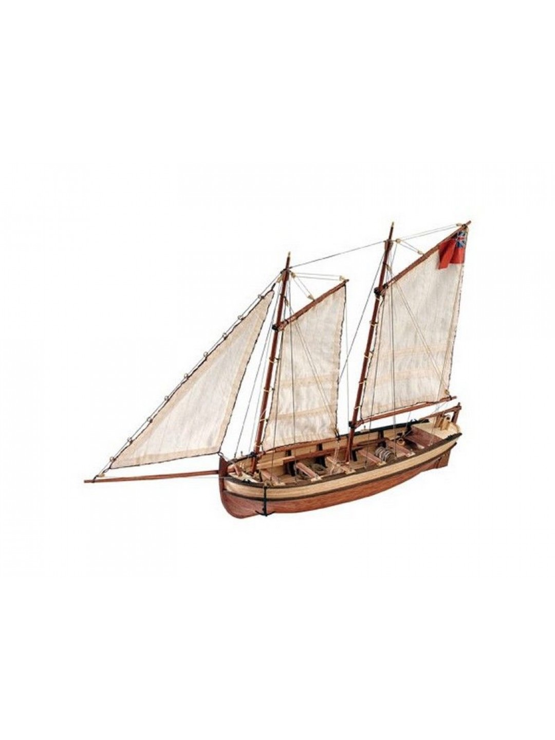 Сборная деревянная модель шлюпки корабля Artesania Latina ENDEAVOUR, 1/50