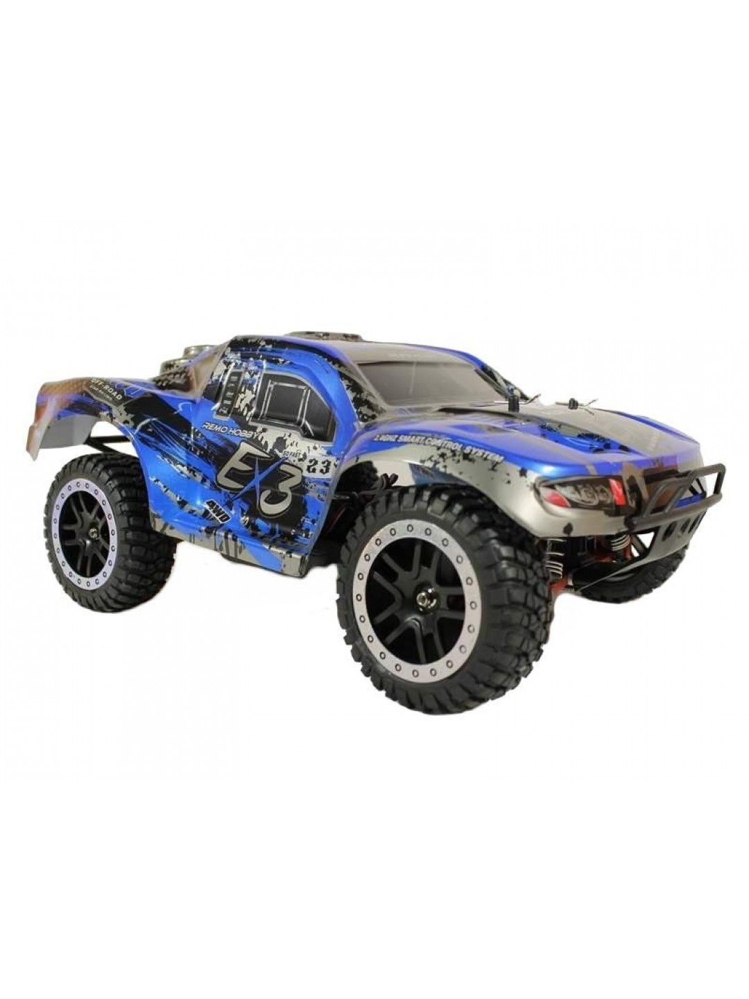 Радиоуправляемый шорт-корс Remo Hobby EX3 UPGRADE (синий) 4WD 2.4G 1/10 RTR