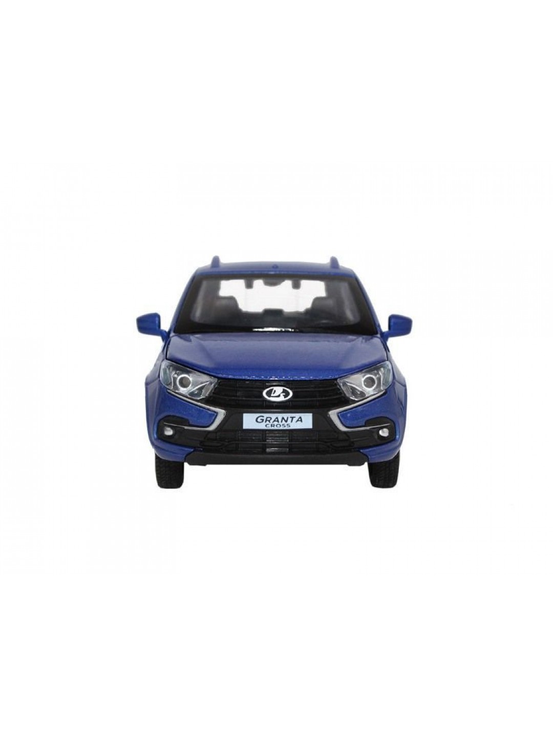 Машина "АВТОПАНОРАМА" LADA GRANTA CROSS, синий, 1/24, свет, звук, инерция, в/к 24,5*12,5*10,5 см
