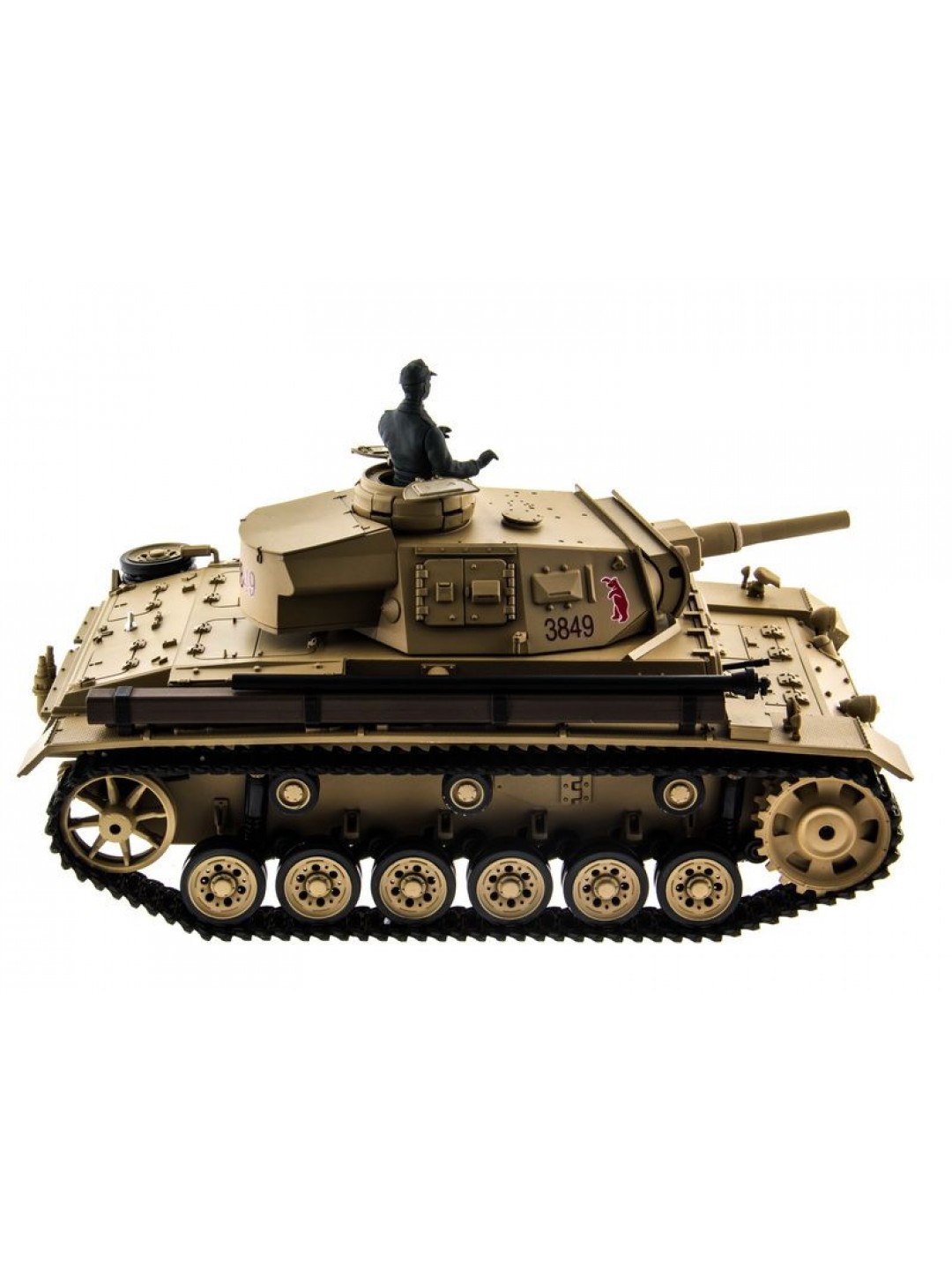 Р/У танк Heng Long 1/16 Panzerkampfwagen III (Германия) 2.4G RTR PRO песочный