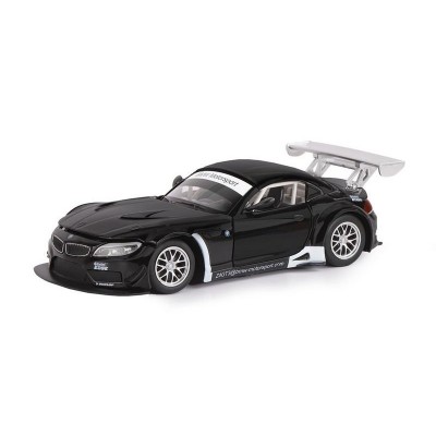 Машина "АВТОПАНОРАМА" BMW Z4 GT3, черный, 1/24, свет, звук, в/к 24,5*12,5*10,5 см