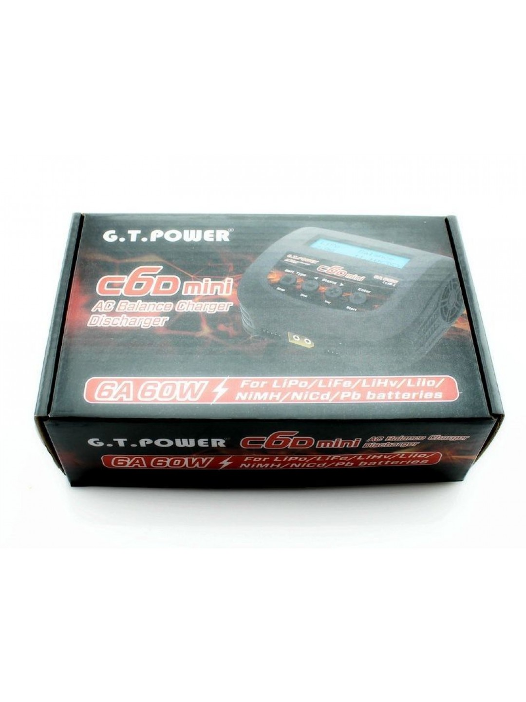 Универсальное зарядное устройство G.T.Power C6D Mini 60W, 220В, 6A