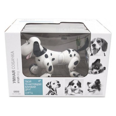 Радиоуправляемая робот-собака HappyCow Smart Dog 2.4G (черная)