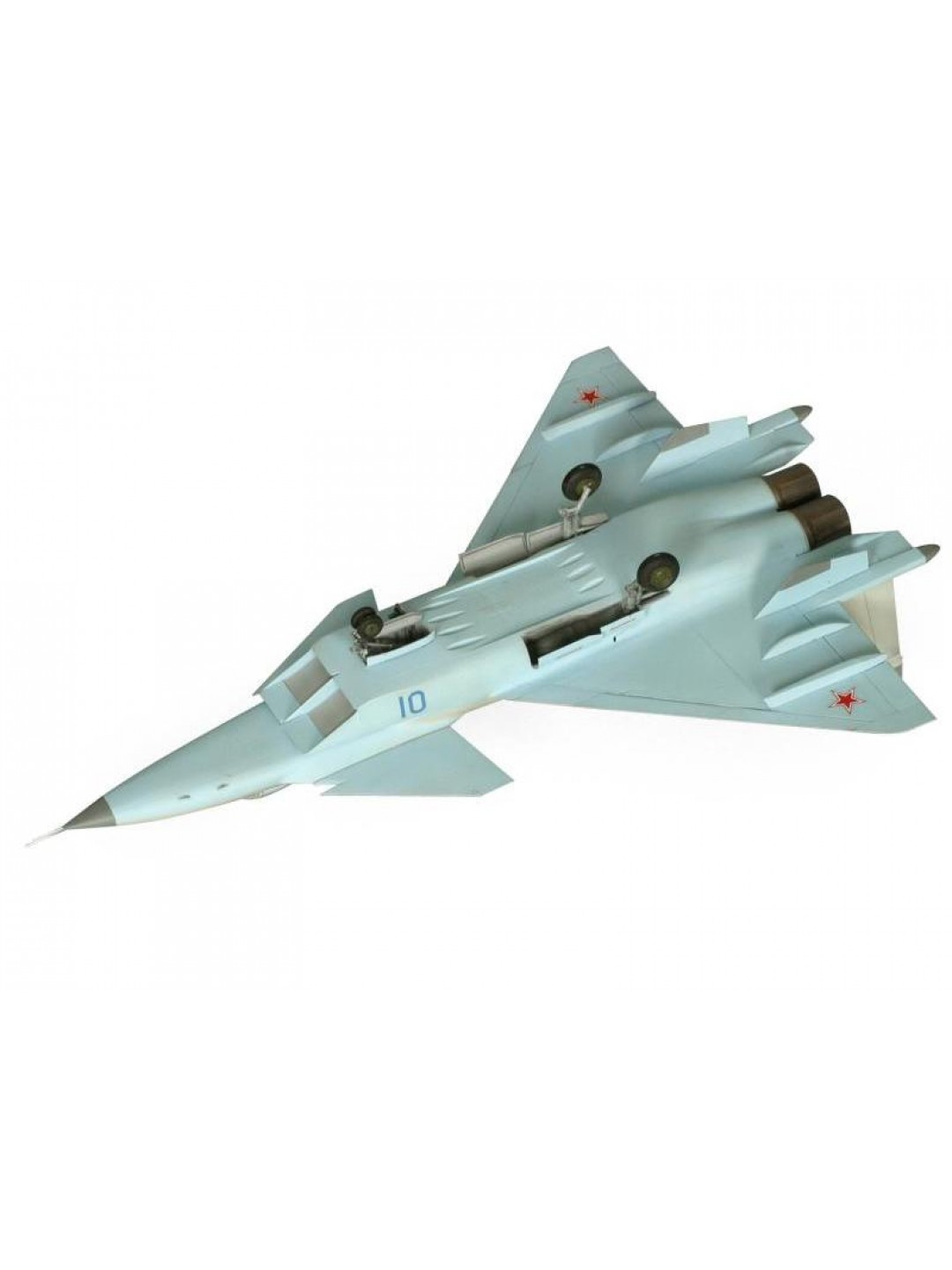 Сборная модель ZVEZDA Российский истребитель нового поколения МиГ 1.44 МФИ, подарочный набор, 1/72