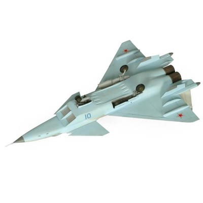 Сборная модель ZVEZDA Российский истребитель нового поколения МиГ 1.44 МФИ, подарочный набор, 1/72