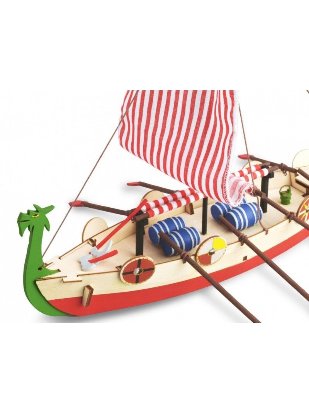 Собранная деревянная модель корабля Artesania Latina DRAKKAR (VIKING BOAT) BUILT