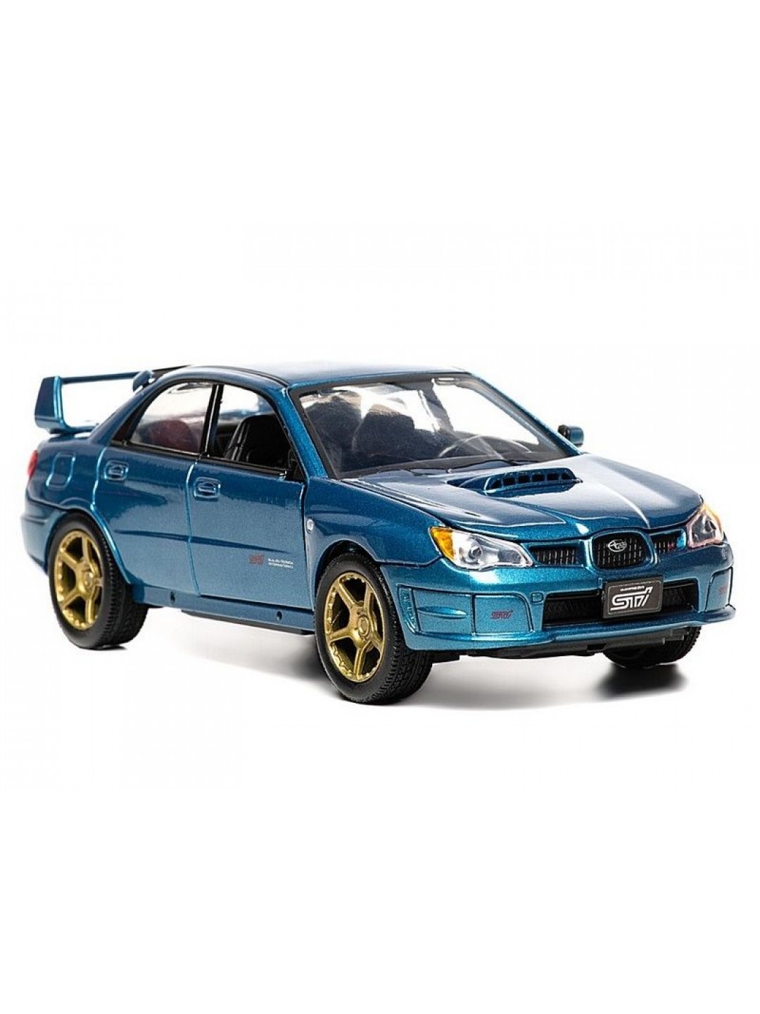 Машина Autotime "SUBARU IMPREZA WRX STI" тюнинг гараж 1:24 инерционная