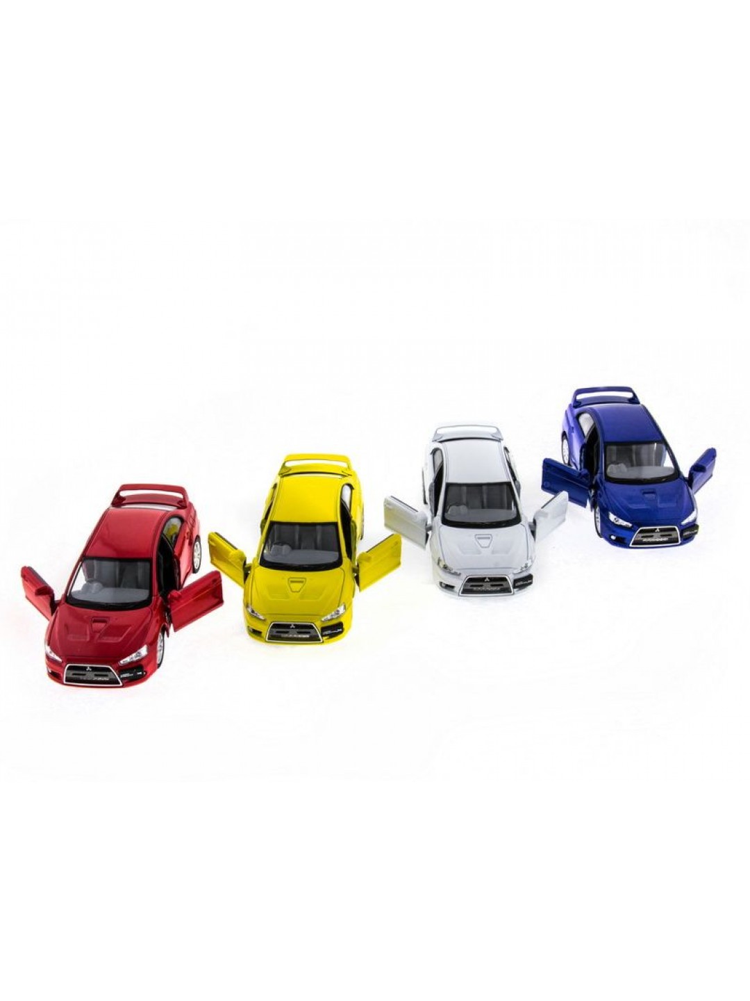 Машина Kinsmart 1:36 Mitsubihi Lancer EV. инерция (1/12шт.) б/к