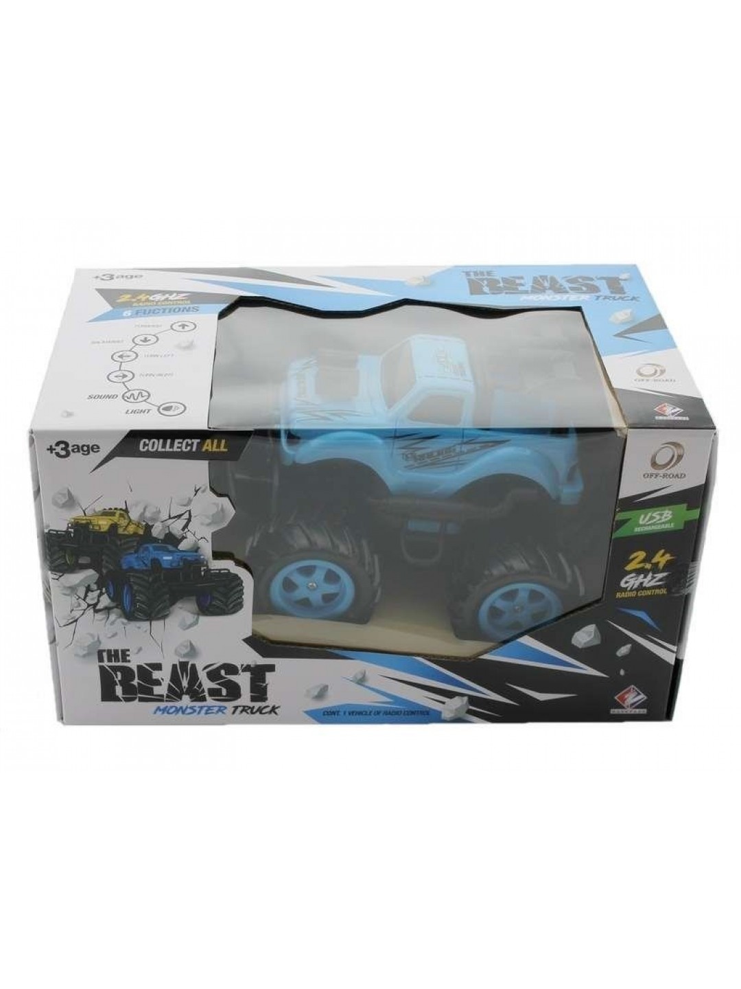 Р/У внедорожник Monster Truck Pickup Ford Raptor в ассортименте 1/14 + свет + звук