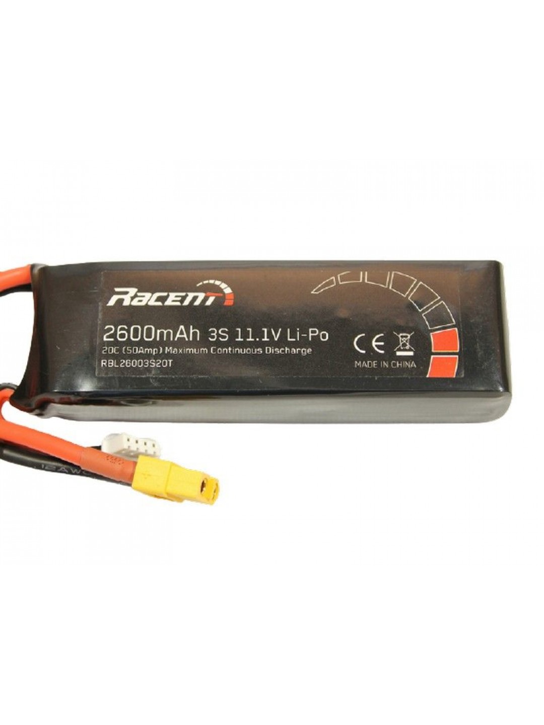 Аккумулятор Li-Po 2600mAh, 11,1V XT60 для катера Volantex RC Atomic