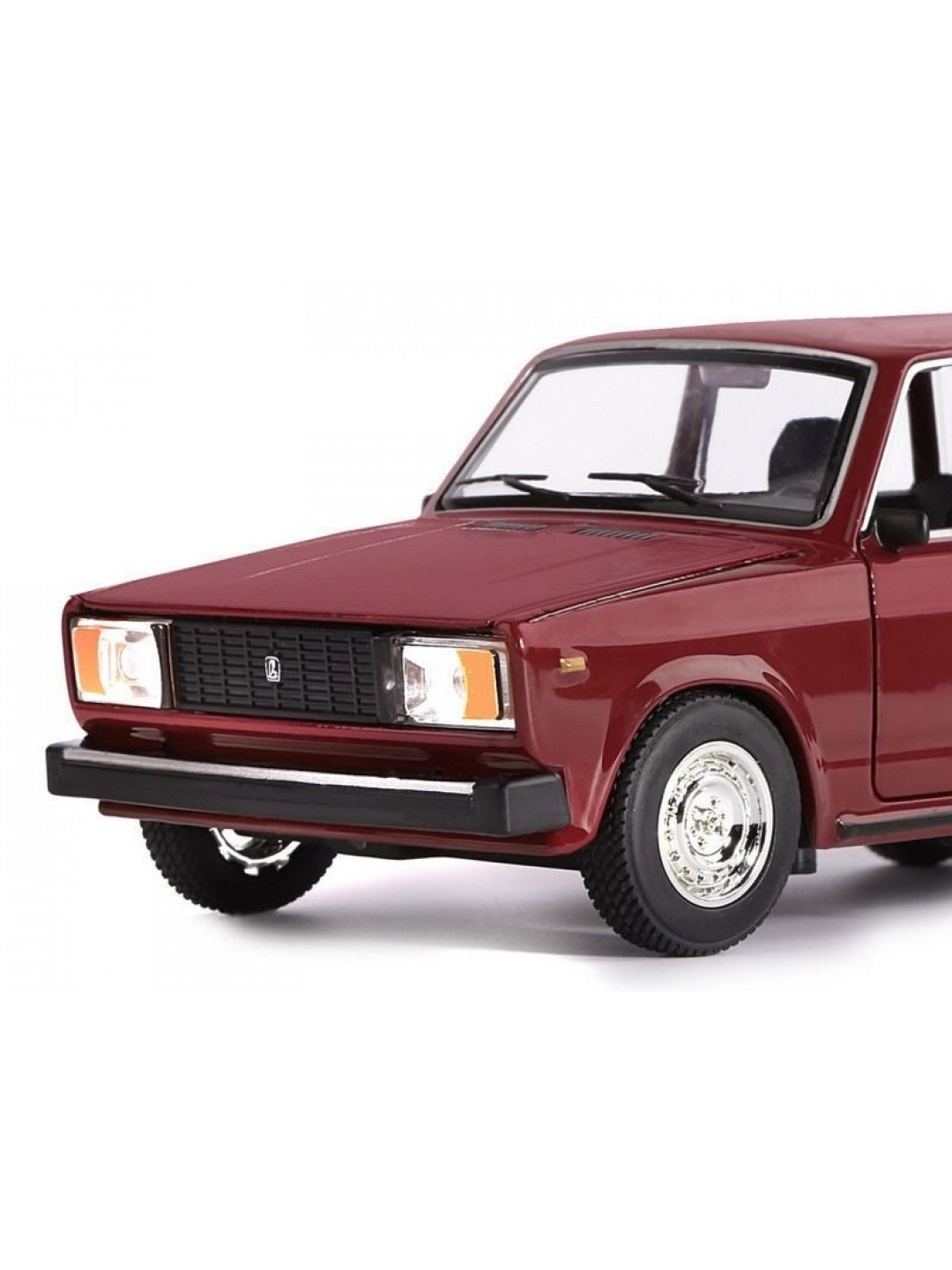 Машина "АВТОПАНОРАМА" ВАЗ 2104, 1/24, бордовый, инерция, в/к  24,5*12,5*10,5 см