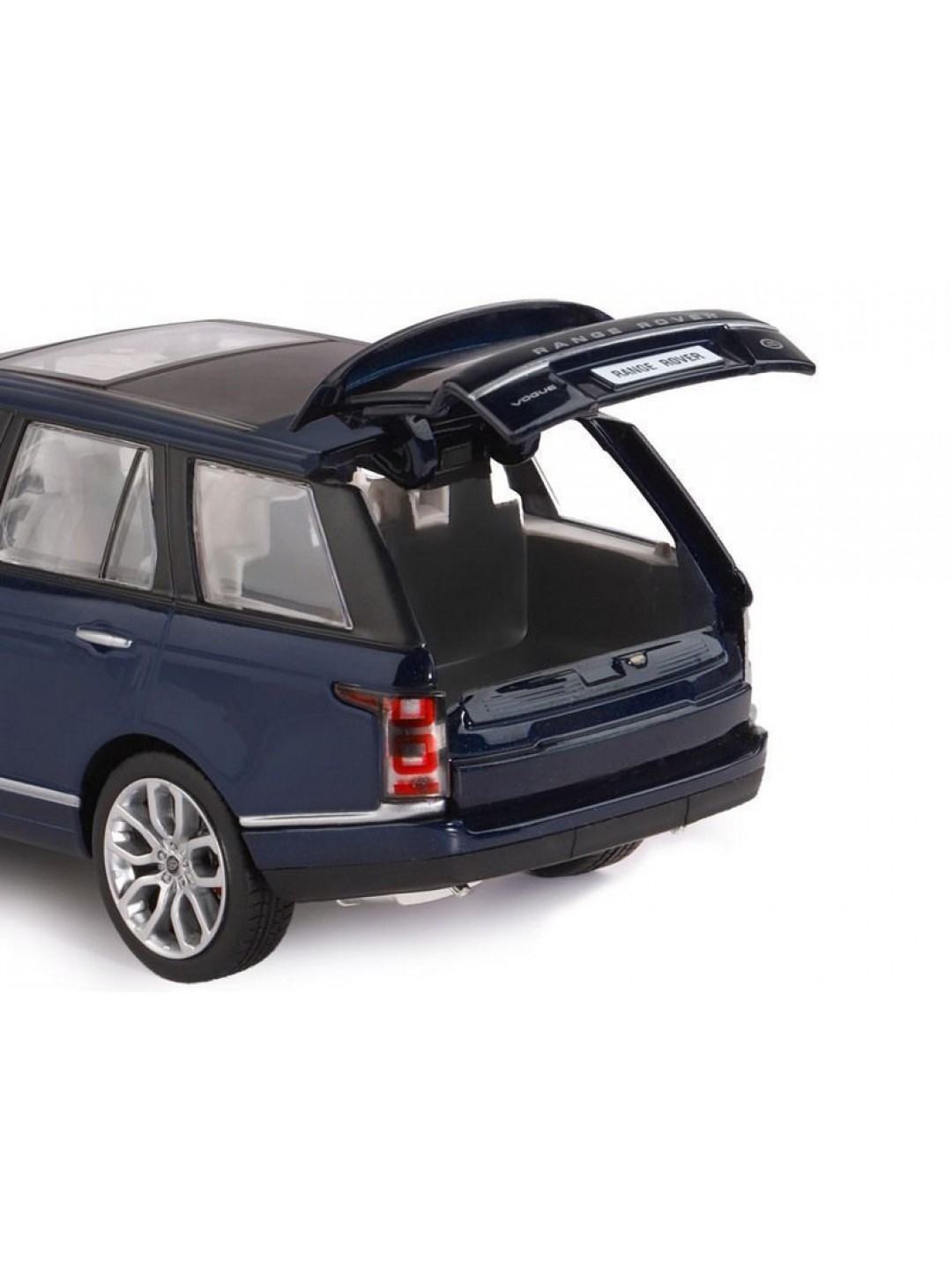 Машина "АВТОПАНОРАМА" Range Rover, синий металлик, 1/26, свет, звук, в/к 24,5*12,5*10,5 см