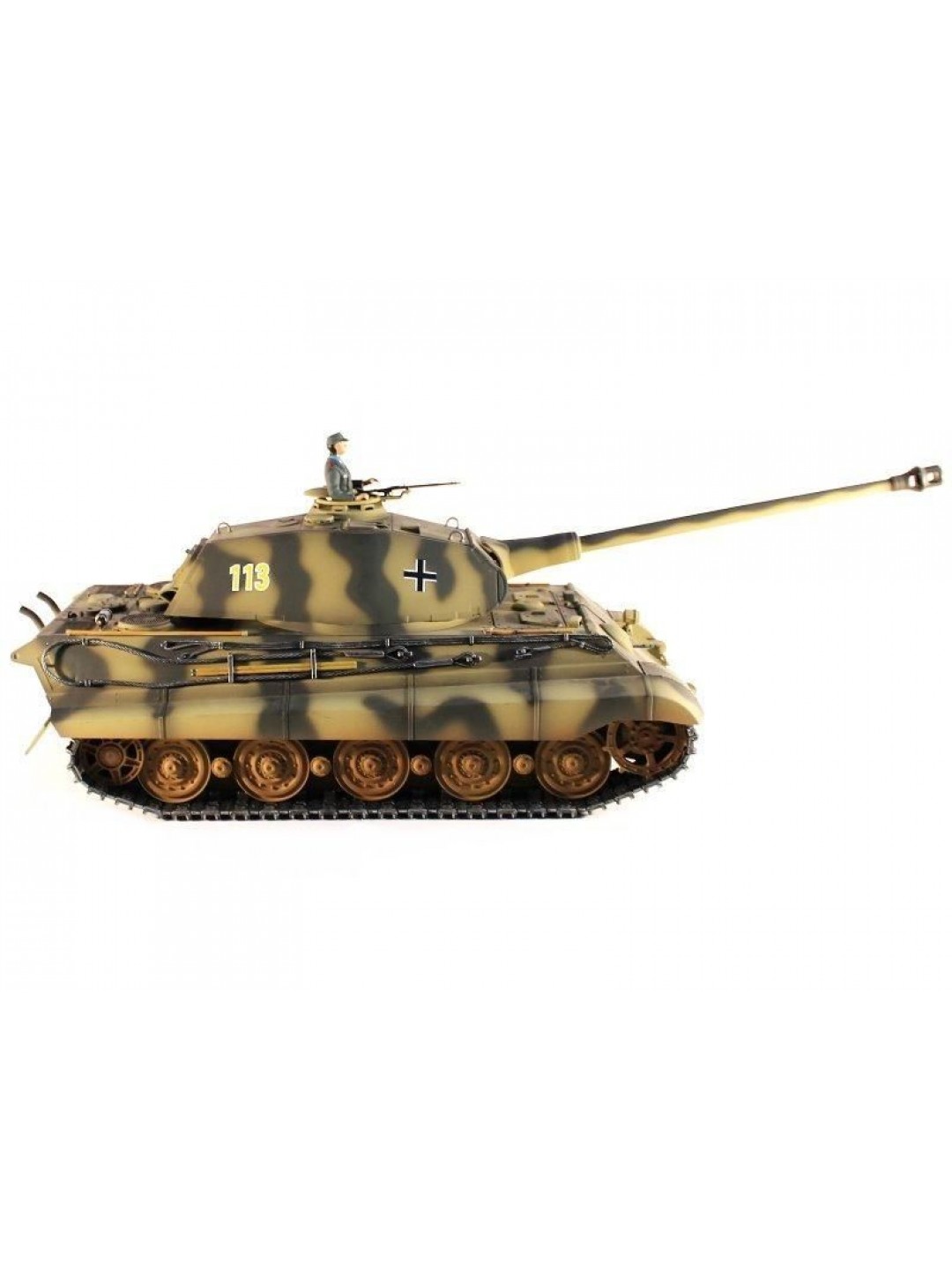 Р/У танк Taigen 1/16 KingTiger (для ИК танкового боя) (Германия) HC 2.4G RTR