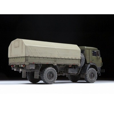 Сборная модель ZVEZDA Российский двухосный грузовой автомобиль К-4350, 1/35