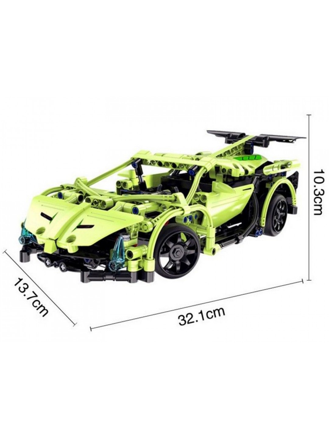 Р/У конструктор CaDA Technic спортивная машина (453 детали)