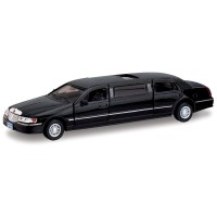 Машина Kinsmart "Lincoln Town Car Stretch Limousine" инерция (1/6шт.) 1:38 б/к