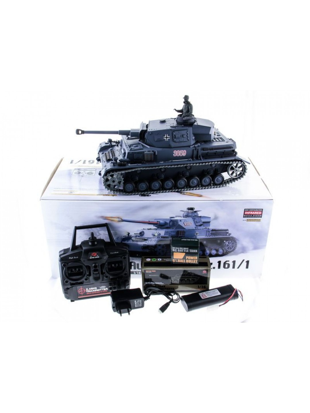 Р/У танк Heng Long 1/16 Panzerkampfwagen IV Ausf.F2.Sd.Kfz (Германия) 2.4G RTR PRO