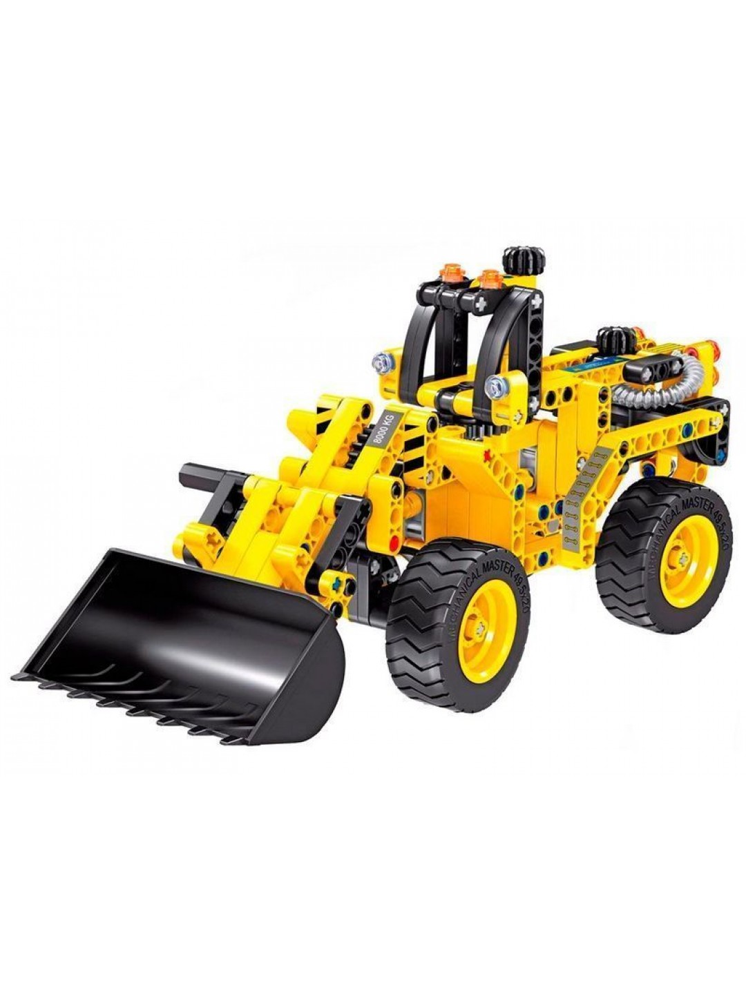 Конструктор Qihui Mechanical Master 2 в 1 Бульдозер и Танк (261 деталь)