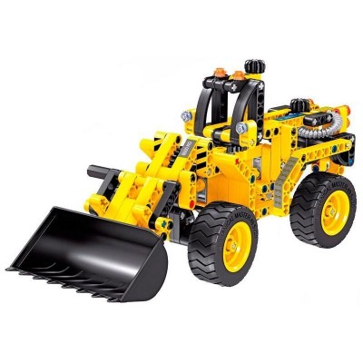 Конструктор Qihui Mechanical Master 2 в 1 Бульдозер и Танк (261 деталь)