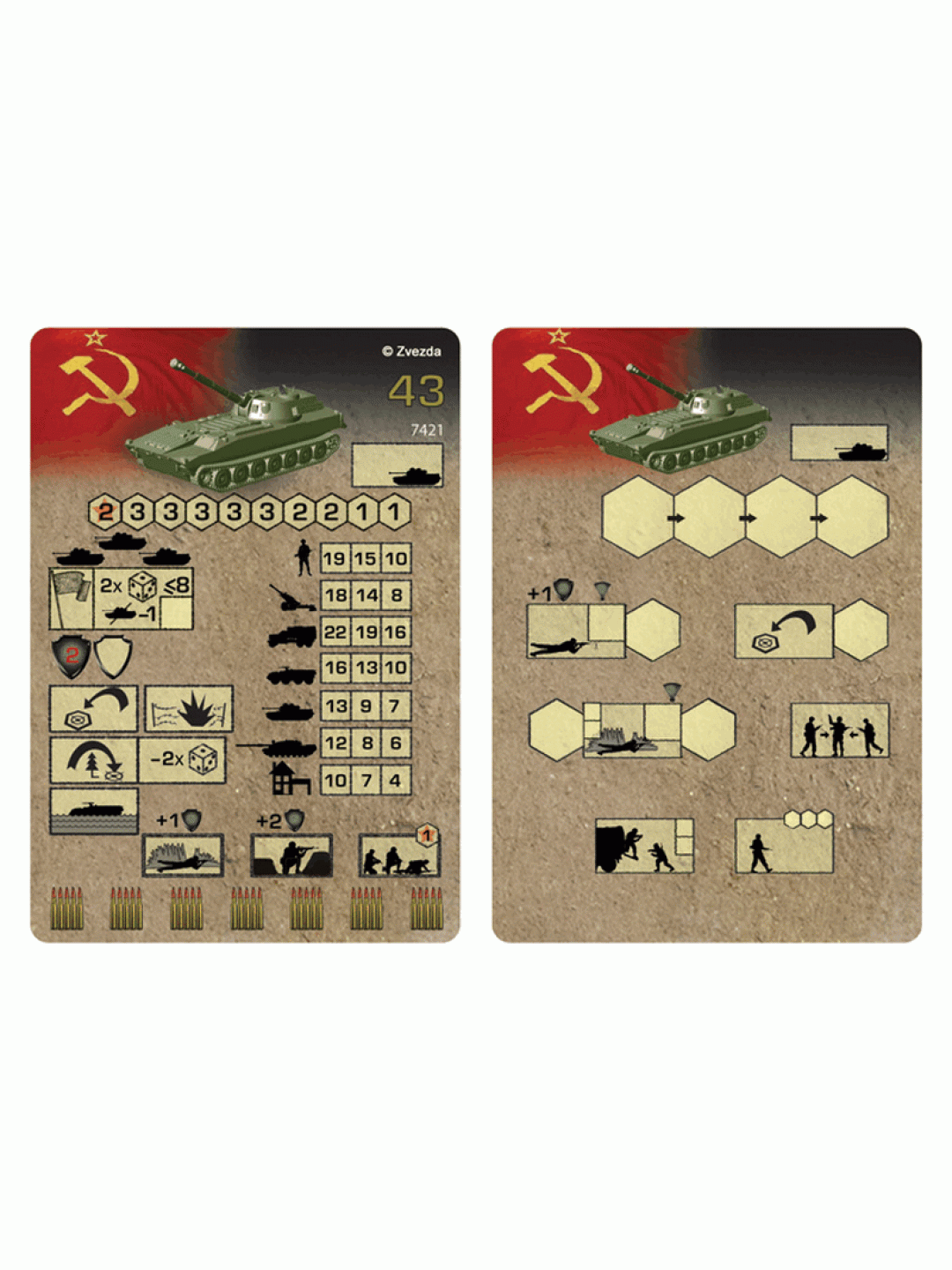 Сборная модель ZVEZDA Советская самоходная гаубица "Гвоздика", 1/100