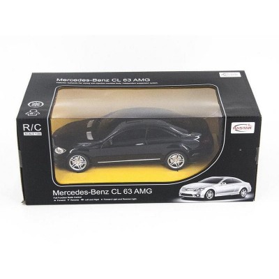 Р/У машина Rastar Mercedes CL63 AMG 1:24, цвет чёрный 27MHZ