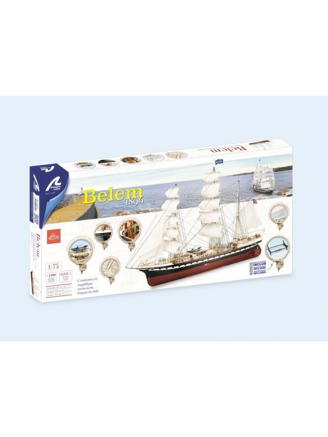 Сборная деревянная модель корабля Artesania Latina BELEM, 1/75