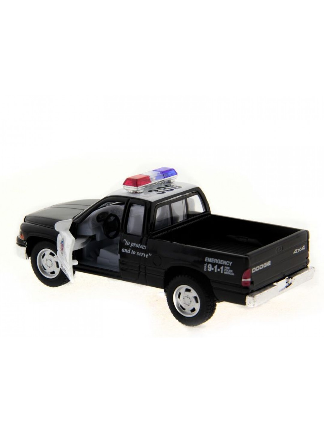 Машина Kinsmart 1:44 Dodge RAM Police инерция (1/12шт.) б/к