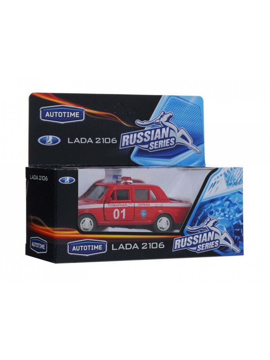 Машина Autotime "LADA 2106" пожарная охрана 1:36