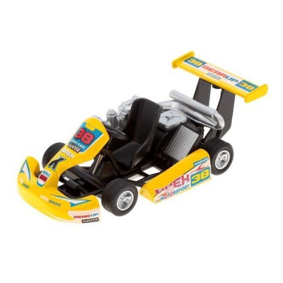 Машина Kinsmart "Turbo Go Kart" инерция (1/12шт.) б/к