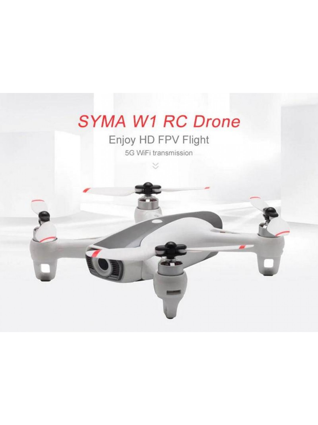 Р/У квадрокоптер Syma W1 brushless с FPV трансляцией Wi-Fi, барометр, GPS, 6-AXIS, 2.4G RTF