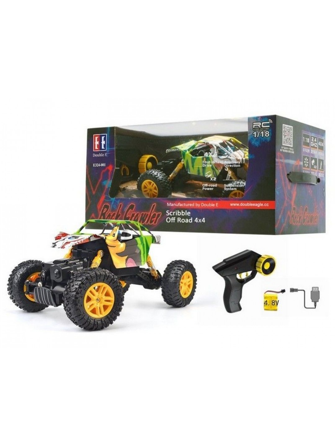Р/У краулер Double Eagle (кузов багги) 4WD 1:18